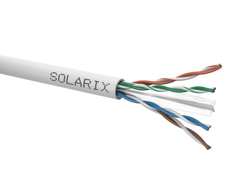 KABEL SKRĘTKA SOLARIX CAT.6 U/UTP PVC karton 305m KABEL SKRĘTKA SOLARIX CAT.6 U/UTP PVC karton 305m