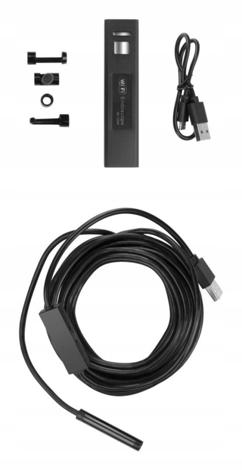 Endoskop WiFi Redleaf RDE-505WR - sztywny kabel 5m Endoskop WiFi Redleaf RDE-505WR - sztywny kabel 5m
