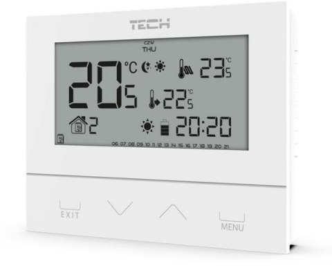 Przewodowy dwustanowy regulator pokojowy biały ST-292v3 Tech sterowniki Przewodowy dwustanowy regulator pokojowy biały ST-292v3 Tech sterowniki