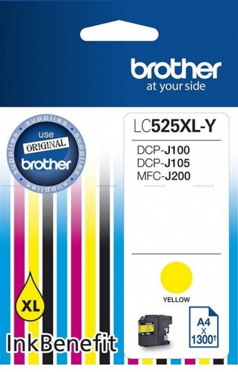 Tusz LC525XLY YELL 1300 do DCP-J100 DCP-J105 Tusz LC525XLY YELL 1300 do DCP-J100 DCP-J105