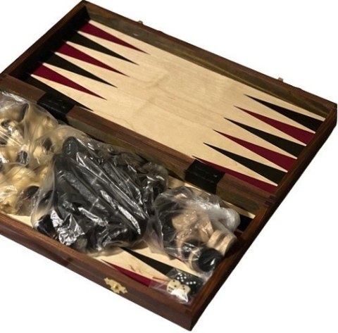 Szachy drewniane, Warcaby Backgammon Szachy drewniane, Warcaby Backgammon