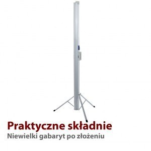 Ekran ręczny na statywie TS-100 4:3 100 cali 203x152cm Ekran ręczny na statywie TS-100 4:3 100 cali 203x152cm
