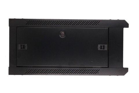Szafka wisząca rack 4U 600x600 czarna szklane drzwi Szafka wisząca rack 4U 600x600 czarna szklane drzwi