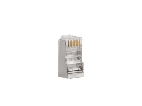 Wtyk sieciowy RJ45 8P8C kat.5E FTP (100szt) do linki i do drutu Wtyk sieciowy RJ45 8P8C kat.5E FTP (100szt) do linki i do drutu