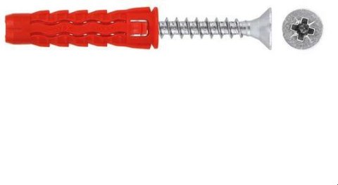 Kołek uniwersalny 8x40/50, wkręt z łbem stożkowym, Masterbox (SFXP-08040050 x 50szt.) Kołek uniwersalny 8x40/50, wkręt z łbem stożkowym, Masterbox (SFXP-08040050 x 50szt.)