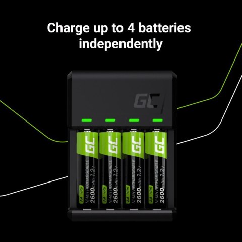 Ładowarka VitalCharger + 4x akumulatory AAA 800mAh Ładowarka VitalCharger + 4x akumulatory AAA 800mAh