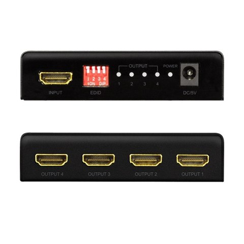 Splitter 4xHDMI 4K, 60Hz, EDID Splitter 4xHDMI 4K, 60Hz, EDID
