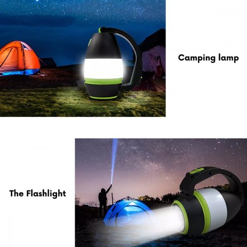 Lampa LED 3w1 latarka kempingowa biurkowa funkcja powerbanku MCE298 Lampa LED 3w1 latarka kempingowa biurkowa funkcja powerbanku MCE298
