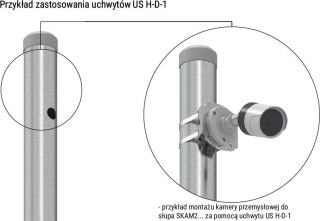 UCHWYT SŁUPOWY ATS US H-D-2