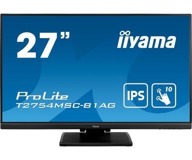 Monitor 27 cali T2754MSC-B1AG pojemnościowy 10PKT IPS powłoka AG Monitor 27 cali T2754MSC-B1AG pojemnościowy 10PKT IPS powłoka AG
