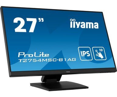 Monitor 27 cali T2754MSC-B1AG pojemnościowy 10PKT IPS powłoka AG Monitor 27 cali T2754MSC-B1AG pojemnościowy 10PKT IPS powłoka AG
