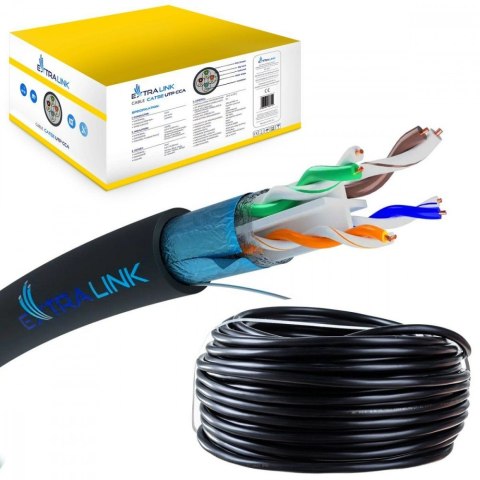Kabel sieciowy CAT6 FTP zewnętrzny 305m Kabel sieciowy CAT6 FTP zewnętrzny 305m
