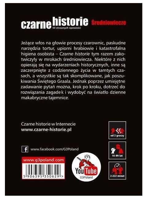 Gra Czarne Historie - Średniowiecze Gra Czarne Historie - Średniowiecze