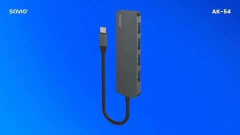 HUB 4-portowy USB 3.1 Gen.1, AK-54 HUB 4-portowy USB 3.1 Gen.1, AK-54