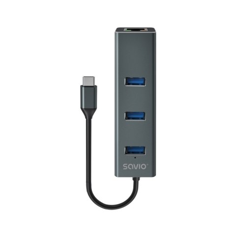 HUB USB-C 3.1, AK-57 HUB USB-C 3.1, AK-57