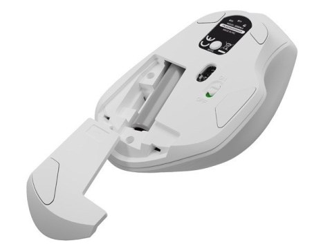 Mysz bezprzewodowa Siskin 2 1600 DPI Bluetooth 5.0 + 2.4GHz, biała Mysz bezprzewodowa Siskin 2 1600 DPI Bluetooth 5.0 + 2.4GHz, biała
