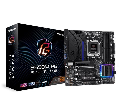 Płyta główna B650M PG RIPTIDE AM5 4DDR5 HDMI/DP mATX Płyta główna B650M PG RIPTIDE AM5 4DDR5 HDMI/DP mATX