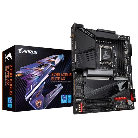 Płyta główna Z790 AORUS ELITE AX S1700 4DDR5 USB/DP ATX Płyta główna Z790 AORUS ELITE AX S1700 4DDR5 USB/DP ATX