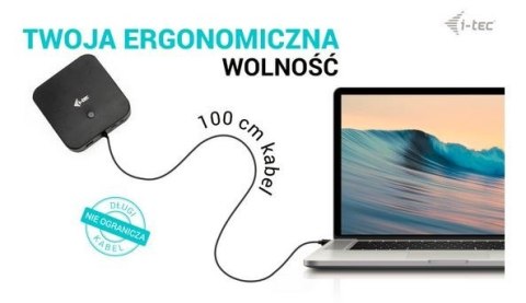 Stacja dokująca USB-C HDMI Dual DP Docking Station Power Delivery 100 W + i-tec Universal Charger 100 W Stacja dokująca USB-C HDMI Dual DP Docking Station Power Delivery 100 W + i-tec Universal Charger 100 W