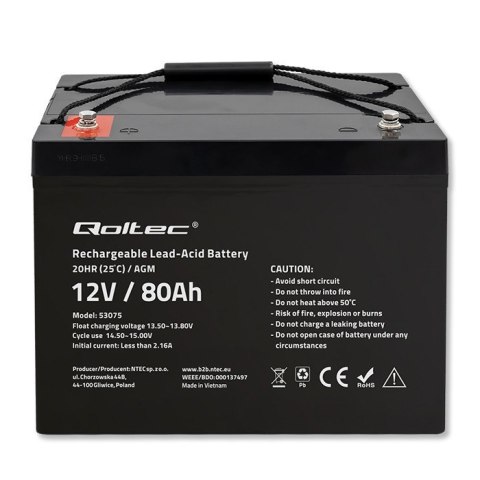 Akumulator AGM | 12V | 80Ah Akumulator AGM | 12V | 80Ah