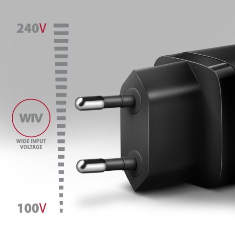 ACU-PQ30 Ładowarka sieciowa, PD & QC 30W, QC3.0,4.0/AFC/FCP/PPS/Apple, Czarna ACU-PQ30 Ładowarka sieciowa, PD & QC 30W, QC3.0,4.0/AFC/FCP/PPS/Apple, Czarna