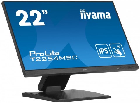 Monitor 21.5 cala T2254MSC-B1AG pojemnościowa 10 punktów, IPS, powłoka AG Monitor 21.5 cala T2254MSC-B1AG pojemnościowa 10 punktów, IPS, powłoka AG