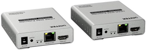 Unitek V1164A Ekstender HDMI 2.0 4K przez Ethernet do 60m Unitek V1164A Ekstender HDMI 2.0 4K przez Ethernet do 60m