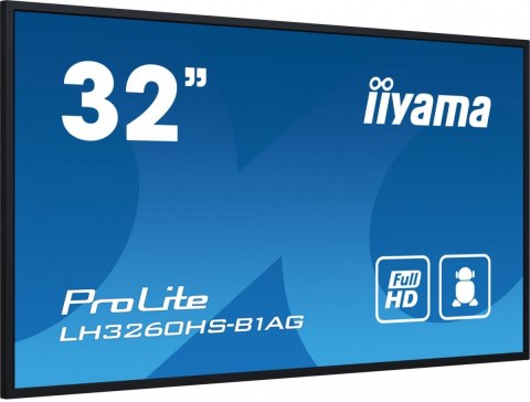 Monitor wielkoformatowy 31.5 cala LH3260HS-B1AG matowy 24h/7 500(cd/m2) VA 1920 x 1080 FHD Android.11 Wifi CMS(iiSignage2) Monitor wielkoformatowy 31.5 cala LH3260HS-B1AG matowy 24h/7 500(cd/m2) VA 1920 x 1080 FHD Android.11 Wifi CMS(iiSignage2)