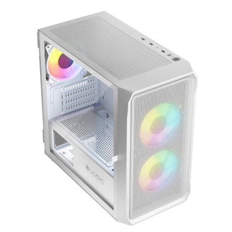 Obudowa Komputerowa Logic Portos ARGB Mini USB 3.0 Biała Obudowa Komputerowa Logic Portos ARGB Mini USB 3.0 Biała