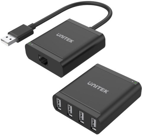 Unitek Y-2516 przedłużacz USB 2.0 po skrętce 4xUSB Unitek Y-2516 przedłużacz USB 2.0 po skrętce 4xUSB