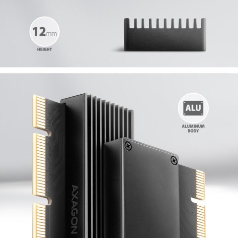 PCEM2-XS Adapter wewnętrzny PCIe x16, M.2 NVMe, chłodnica PCEM2-XS Adapter wewnętrzny PCIe x16, M.2 NVMe, chłodnica