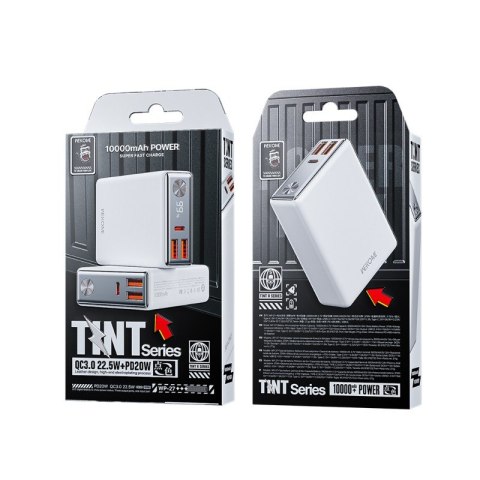 Powerbank 10000 mAh Super Fast Charging USB-C PD 20W + 2x USB-A QC3.0 22.5W Powerbank 10000 mAh Super Fast Charging USB-C PD 20W + 2x USB-A QC3.0 22.5W
