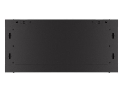 Szafa wisząca 19 cali 4U 600x450 drzwi perforowane (flat pack) czarna Szafa wisząca 19 cali 4U 600x450 drzwi perforowane (flat pack) czarna