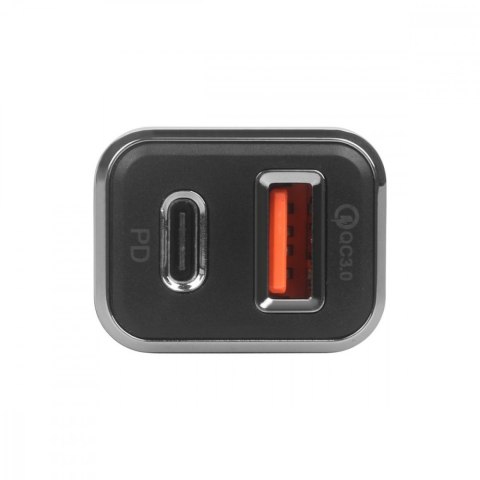 Ładowarka samochodowa uniwersalna USB A+C QC Ładowarka samochodowa uniwersalna USB A+C QC