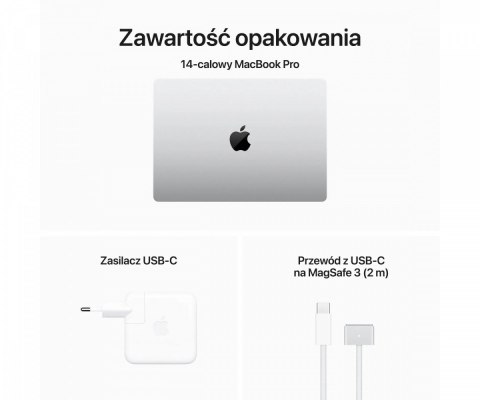 MacBook Pro 14,2 cali: M3 8/10, 8GB, 512GB - Gwiezdna szarość MacBook Pro 14,2 cali: M3 8/10, 8GB, 512GB - Gwiezdna szarość