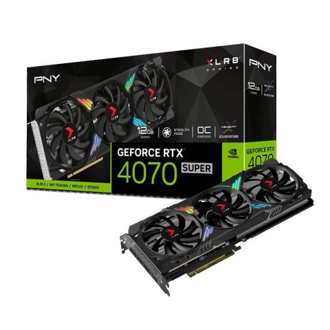 Karta graficzna GeForce RTX 4070 SUPER 12GB XLR8 GAMING VERTO Karta graficzna GeForce RTX 4070 SUPER 12GB XLR8 GAMING VERTO