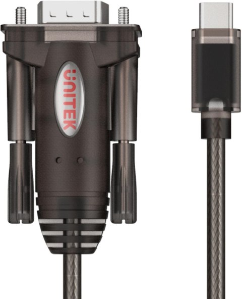 Adapter Unitek Y-1105K USB-C 1x RS-232 Adapter Unitek Y-1105K USB-C 1x RS-232