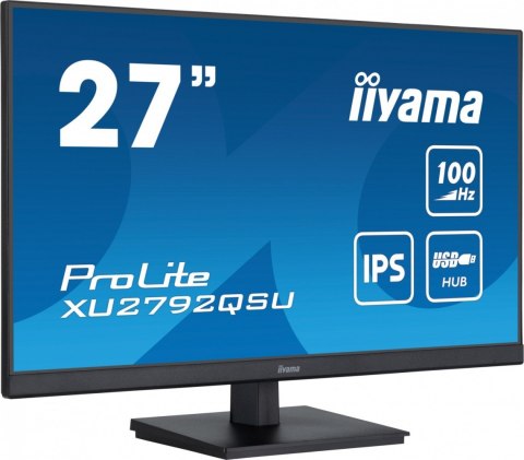 Monitor 27 cali ProLite XU2792QSU-B6 IPS,QHD,100Hz,HDMI,DP,4xUSB3.2,SLIM Monitor 27 cali ProLite XU2792QSU-B6 IPS,QHD,100Hz,HDMI,DP,4xUSB3.2,SLIM
