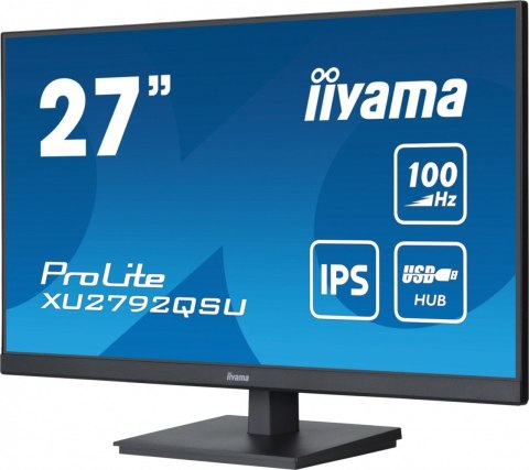 Monitor 27 cali ProLite XU2792QSU-B6 IPS,QHD,100Hz,HDMI,DP,4xUSB3.2,SLIM Monitor 27 cali ProLite XU2792QSU-B6 IPS,QHD,100Hz,HDMI,DP,4xUSB3.2,SLIM