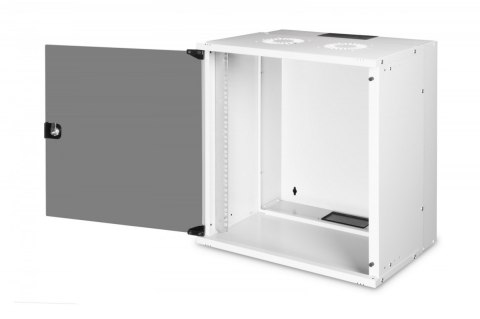 Szafa sieciowa wisząca 19" 12U, SOHO PRO 595 x 540 x 400 mm, nośność 60kg, drzwi szyba, niezłożona, Szara Szafa sieciowa wisząca 19" 12U, SOHO PRO 595 x 540 x 400 mm, nośność 60kg, drzwi szyba, niezłożona, Szara