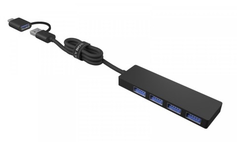 Hub IB-HUB1424-C3 4-Port USB Typ-A, złącze Typ-C/A Hub IB-HUB1424-C3 4-Port USB Typ-A, złącze Typ-C/A