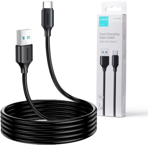 Kabel USB-A / USB-C Joyroom S-UC027A9 100cm 3A czarny Kabel USB-A / USB-C Joyroom S-UC027A9 100cm 3A czarny