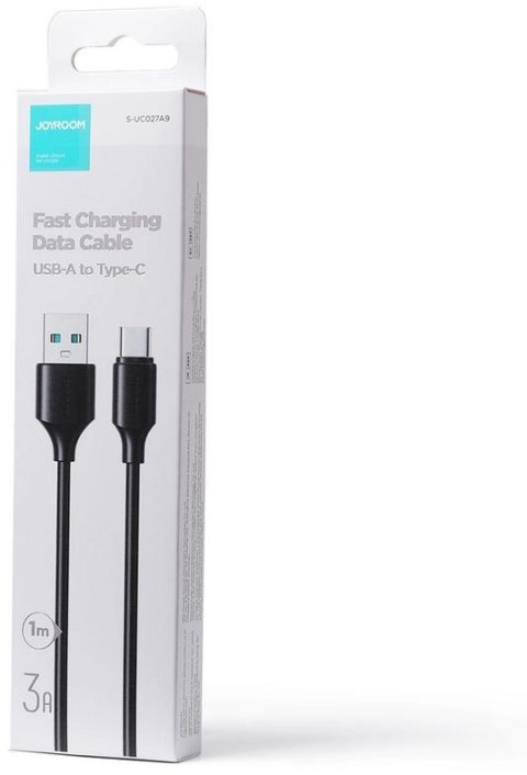 Kabel USB-A / USB-C Joyroom S-UC027A9 100cm 3A czarny Kabel USB-A / USB-C Joyroom S-UC027A9 100cm 3A czarny