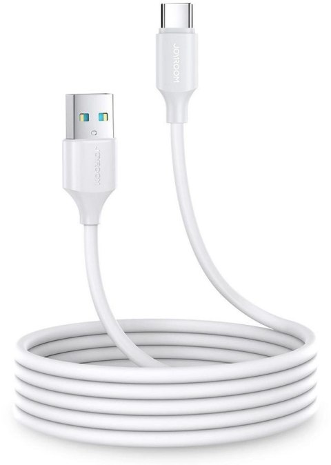 Kabel USB-A / USB-C Joyroom S-UC027A9 200cm 3A w oplocie biały Kabel USB-A / USB-C Joyroom S-UC027A9 200cm 3A w oplocie biały