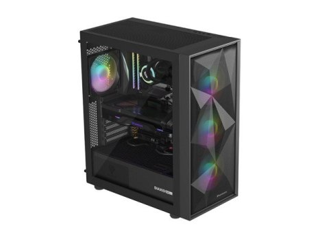 Obudowa Genesis Diaxid 605 ARGB MIDI TOWER USB-C Czarna Obudowa Genesis Diaxid 605 ARGB MIDI TOWER USB-C Czarna