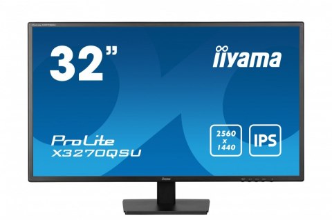 Monitor 32 cale X3270QSU-B1 IPS,WQHD,HDMI,DP,100Hz,250cd,3ms,2x2W, 3xUSB(3.2),FlickerFree,VESA Monitor 32 cale X3270QSU-B1 IPS,WQHD,HDMI,DP,100Hz,250cd,3ms,2x2W, 3xUSB(3.2),FlickerFree,VESA
