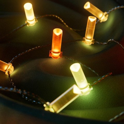 Inteligentne lampki dekoracyjne Strings USB-C (Candies) 100 LED RGB, świece, zielony przewód, 6 m Inteligentne lampki dekoracyjne Strings USB-C (Candies) 100 LED RGB, świece, zielony przewód, 6 m