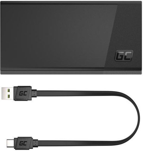 POWERBANK Green Cell PowerPlay20S 20000mAh PD 22,5W QC 3.0 3x USB-C CZARNY POWERBANK Green Cell PowerPlay20S 20000mAh PD 22,5W QC 3.0 3x USB-C CZARNY