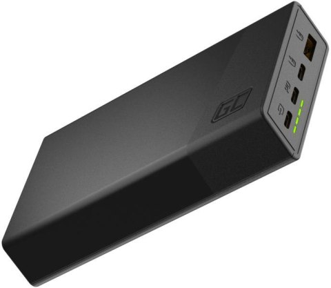 POWERBANK Green Cell PowerPlay20S 20000mAh PD 22,5W QC 3.0 3x USB-C CZARNY POWERBANK Green Cell PowerPlay20S 20000mAh PD 22,5W QC 3.0 3x USB-C CZARNY