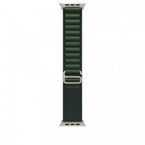 Opaska Alpine w kolorze ciemnozielonym do koperty 49 mm - rozmiar S - elementy z tytanu w kolorze naturalnym Opaska Alpine w kolorze ciemnozielonym do koperty 49 mm - rozmiar S - elementy z tytanu w kolorze naturalnym